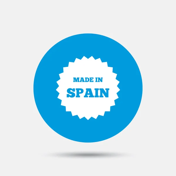 Wykonane w Hiszpania ikona. — Wektor stockowy