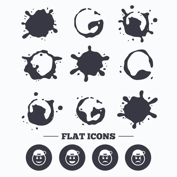 Reapper smile face icons . — стоковый вектор