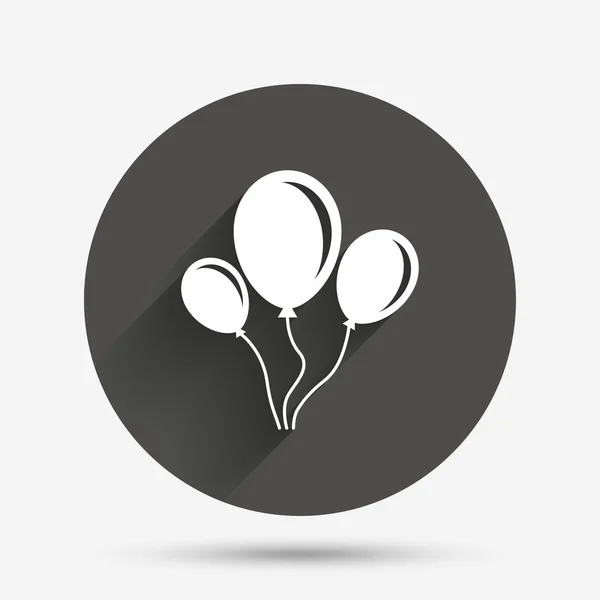 Air ballonger ikonen — Stock vektor
