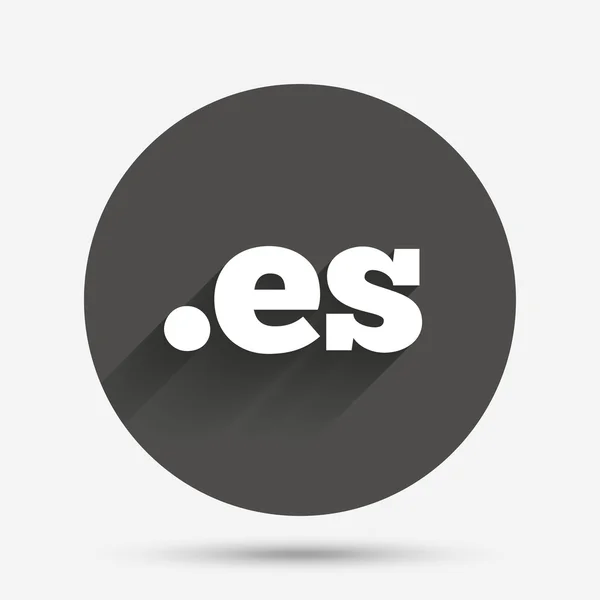 Domain ES sign icon. — Stock Vector