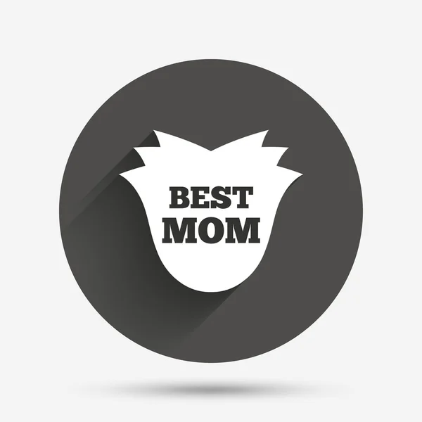 Meilleure icône maman signe — Image vectorielle