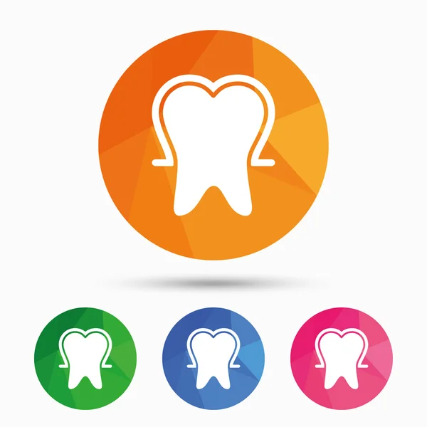 Schutzschild für Zahnschmelz — Stockvektor