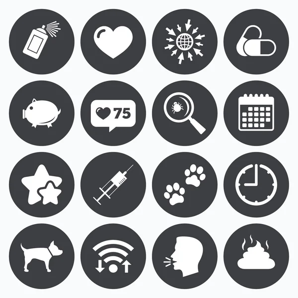 Veteriner, Evcil hayvan simgeler.  