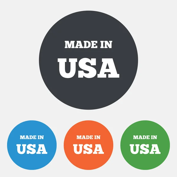 Made in the USA icons — Stock Vector