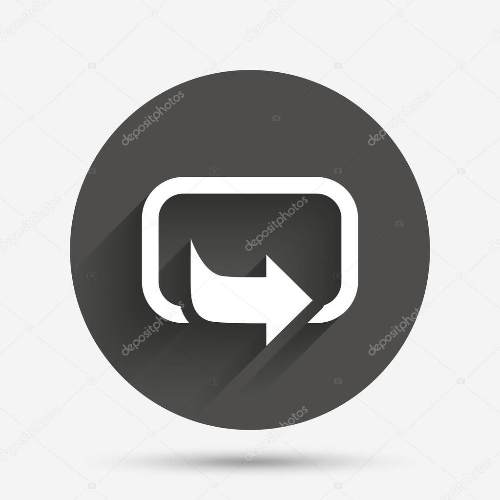 Action sign icon. Share symbol. Stock Vector Image by ©Blankstock ...