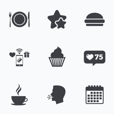 Simgeler yemek yemek,