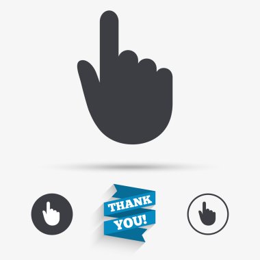 el imleç işareti simgesi. el işaretçi simgesi.