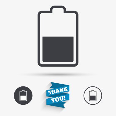 Pil yarım seviye işaretleri