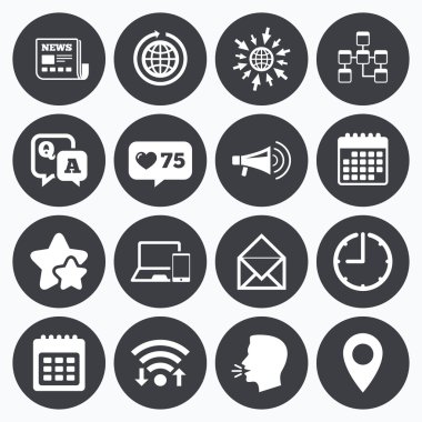 İletişim, Sosyal Medya Simgeleri