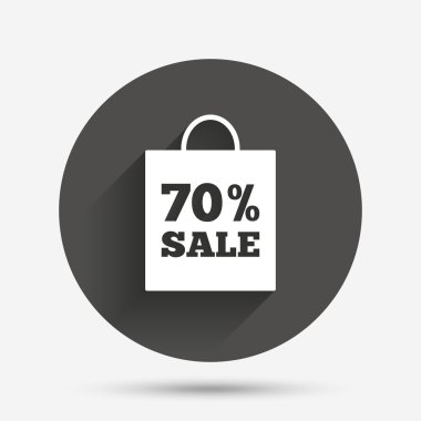 Satılık etiketi simgesi.