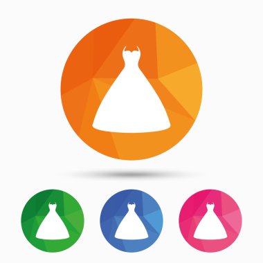 düğün elbise işareti simgesi. 