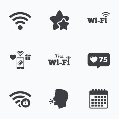 wifi kablosuz ağ kutsal kişilerin resmi.