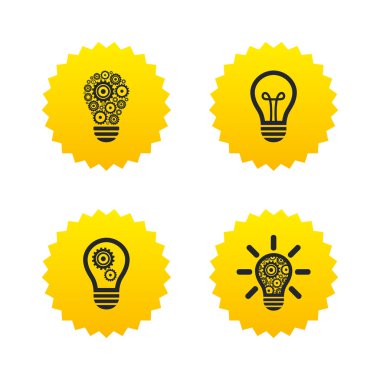 ışık lamba simgeler. 