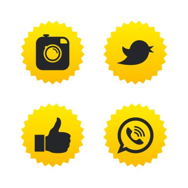 Yenilikçi fotoğraf makinesi. Konuşma balonu gibi sohbet.