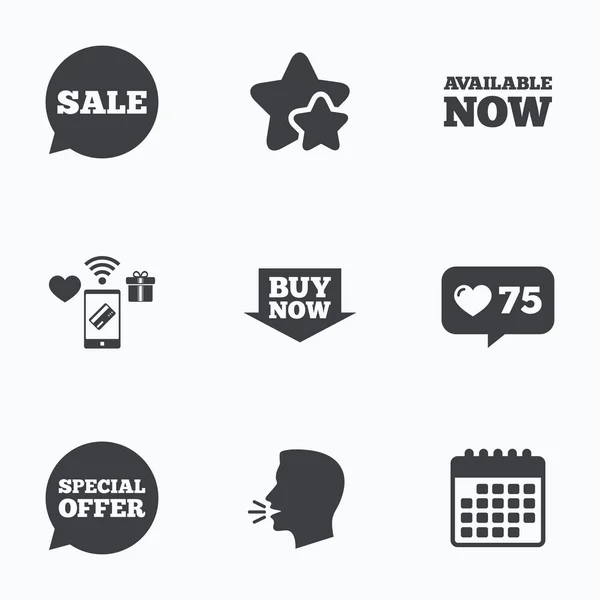 Sale icons. Special offer — Stock Vector