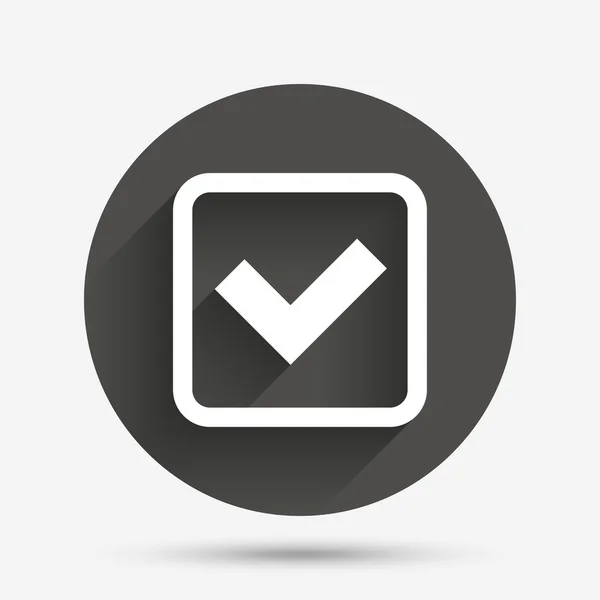 Tick, Comprobar icono de marca . — Vector de stock