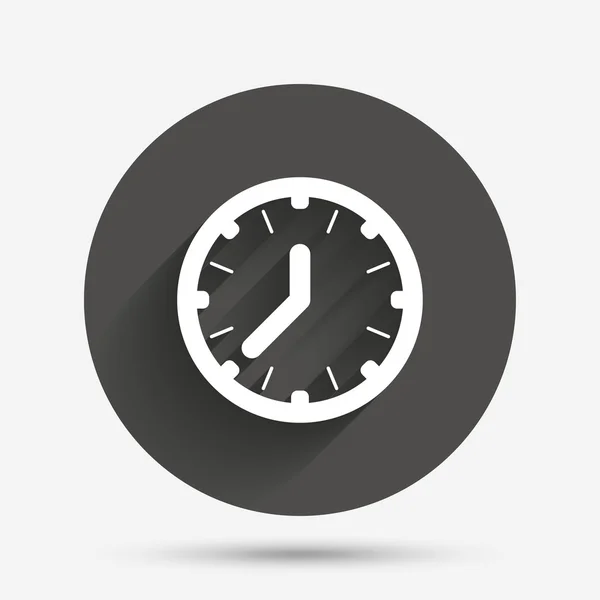 Horloge icône de signe de temps. Montre mécanique symbole . — Image vectorielle
