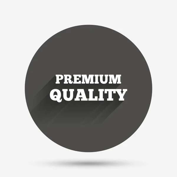 Ícone de sinal de qualidade premium . —  Vetores de Stock