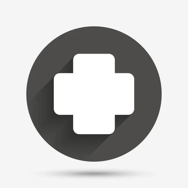 Medical cross sign icon. — Stock Vector