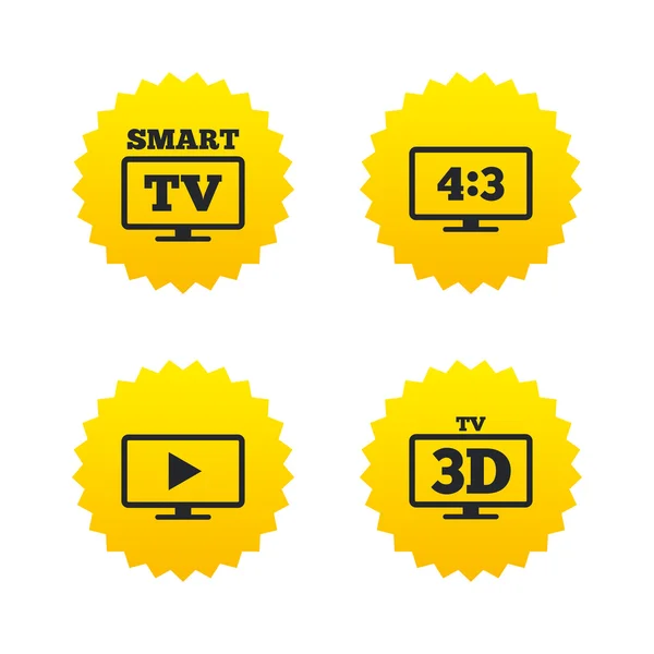 Smart Tv üzemmód ikon. — Stock Vector