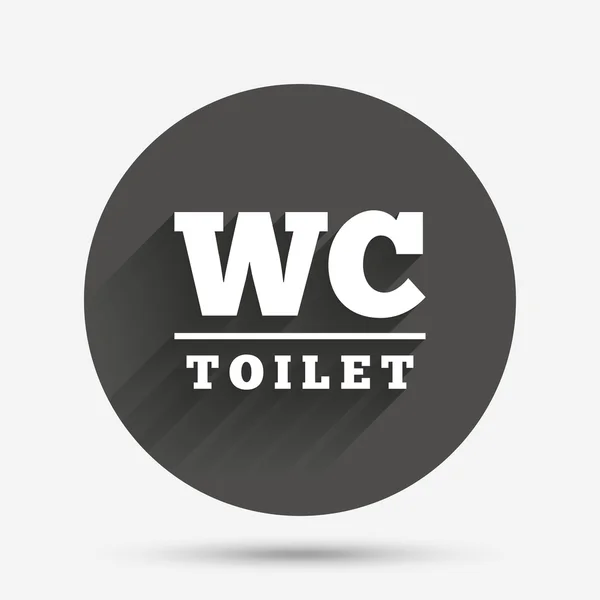 WC Toilet sign icon. — Stock Vector