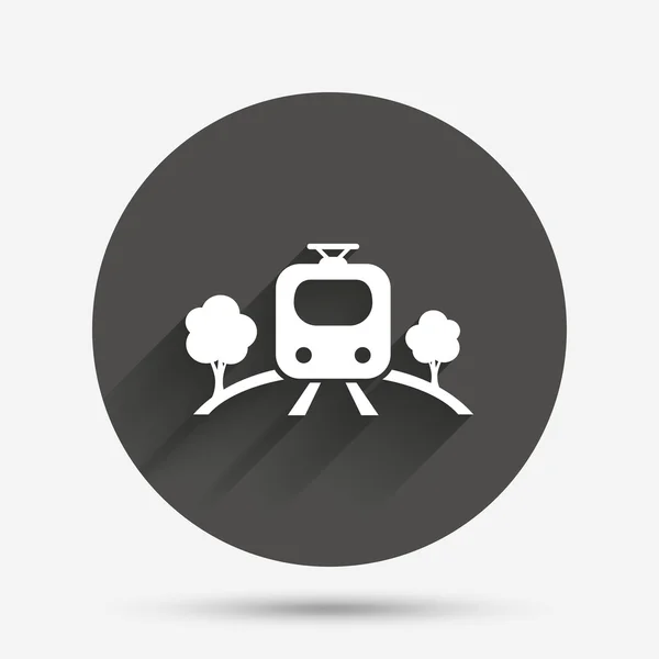 Metro vonat szimbólum. — Stock Vector