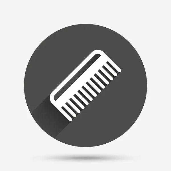 Comb hair sign icon. Barber symbol. — Stock Vector