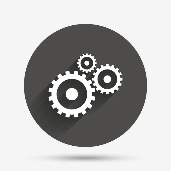 Cog settings sign icon. — Stock Vector