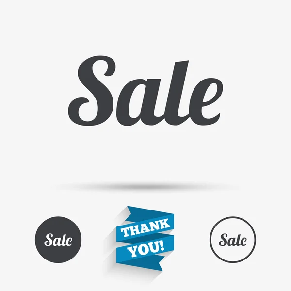 Sale discount icons — Stock Vector