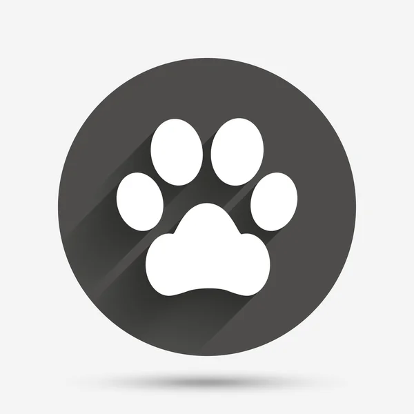 Hundepfoten-Symbol. — Stockvektor