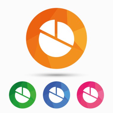 Pasta grafiği grafik simgeleri