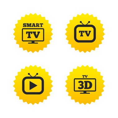 Akıllı 3d Tv modu simgesi.  