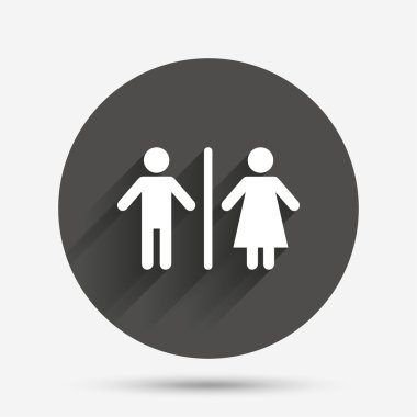 WC значок «підпис». туалет символ.