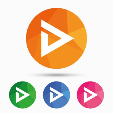 Ok simgeleri. Sonraki gezinme işaret 