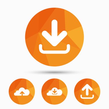 İndir, Simgeleri Yükle.