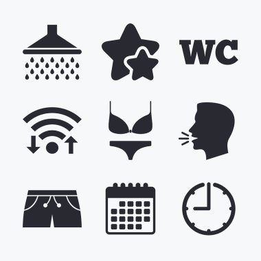 Yüzme Havuzu simgeler. 