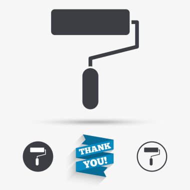 boya silindiri işareti simgesi. 