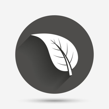 Yaprak işareti simgesi.