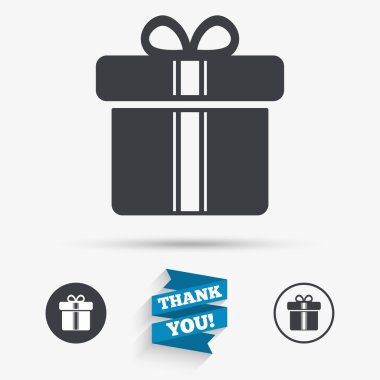 hediye kutusu işareti simgeleri