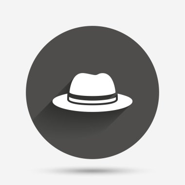 Silindir şapka işareti simgesi. 