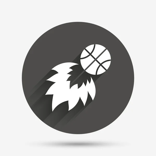 Basketball sign icon — Stock Vector