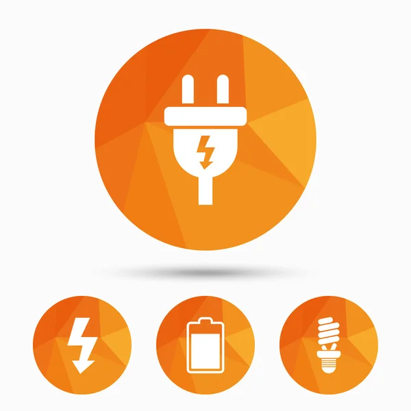 Electric devices icons set — Stock Vector