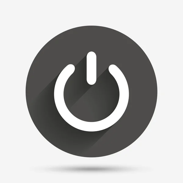 Power aláírás ikonra. Kapcsolja be a szimbólum. — Stock Vector
