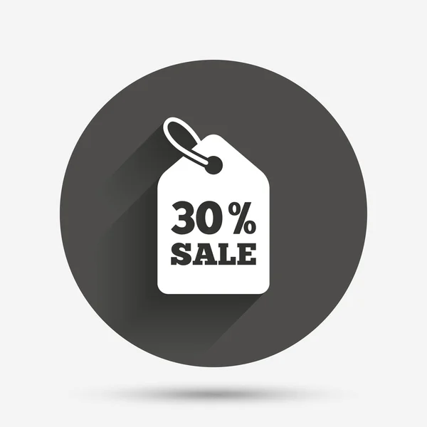 30 percent sale price — Stock Vector