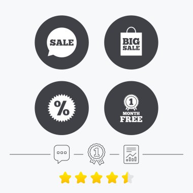 Satılık konuşma balonu simgesinin. 