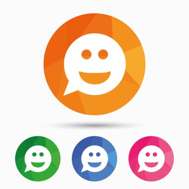 gülümsemek yüz işareti simgesi. gülen yüz simgesi.