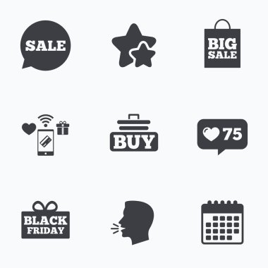 Satılık konuşma balonu simgeler. 