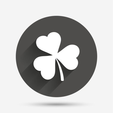 Yonca üç yaprak işareti ile.  