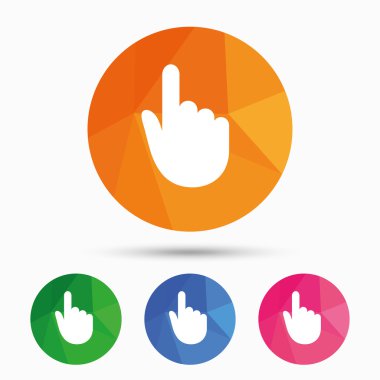 el imleç işareti simgesi. 