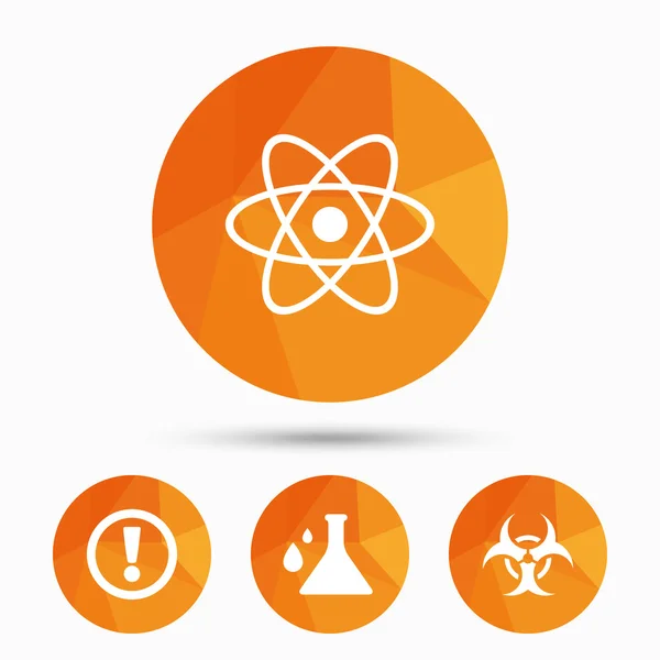 Ikonen der Chemie und Wissenschaft — Stockvektor